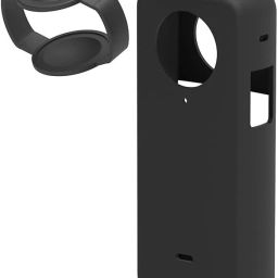 Breuk Silicone Case Cover Protector for Insta 360 X3 Camera, with Rubber Sleeve for Protect Lens Camera Bag-24