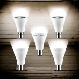 Surya (Emergency Bulb) 12W Rechargeable LED (Emergency Light) (Pack of 5) BM498 4 hrs Bulb Emergency Light-image-21