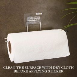 Stainless Steel Self Adhesive Toilet Paper Holder for for Kitchen Bathroom Stainless Steel Toilet Paper Holder-image-43