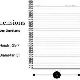 uniqpal Set of 5 A4 Notebook Ruled 200 Pages image 4