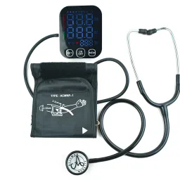 Dishan Digital Arm Pressure Checking Monitor with USB Port & LED Display & Classic AL Stethoscope, Apparatus Bp Monitor-22
