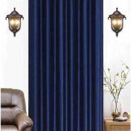 213.1 cm (7 ft) Polyester Semi Transparent Door Curtain Single Curtain-image-28