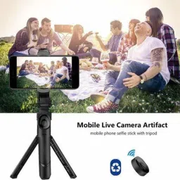 Mindfied Bluetooth Extendable Selfie Stick with Wireless Remote and 2 Level Fill 3 Axis 3 Axis Gimbal for Mobile image 2