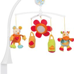 MUSICAL MOBILE COW/MOUSE Rattle-13