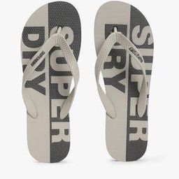 Men Brand Print Vegan Flip-Flops-20