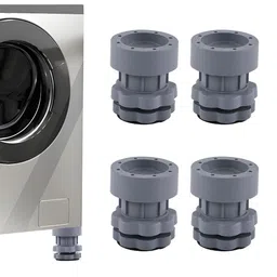 Aura Grey 4 piece Solid Plastic Bath Accessories Set-image-5