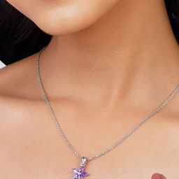 RV Jewels Silver-Plated Floral Pendants with Chains-image-67