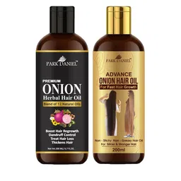 Park Daniel Set Of 2 Premium Onion & Advance Onion Hair Oil - 200 ml Each image 3