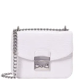 Lino Perros Croc Textured Structured Shoulder Bag-58