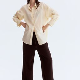 H&M Drawstring Twill Trousers-picture-1