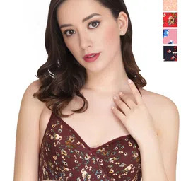 Liigne Floral Bra Full Coverage Lightly Padded-image-25