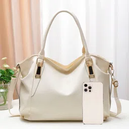 PURPLEHUNT Leather Shopper Handheld Bag-42