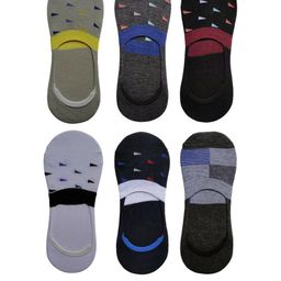 VOICI Pack of 6 Low Cut No Show Loafer Socks-image-51