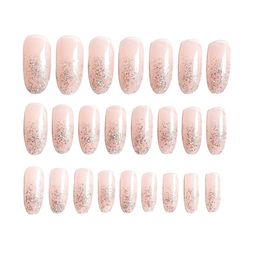 The Pink Truck Set of 24 Artificial Reusable Nails With BO2 Design-43