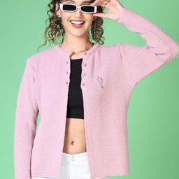 V-Mart Women Round Neck Cardigan-picture-3