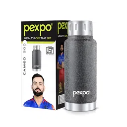Pexpo Black Single Stainless Steel Water Bottle-image-12