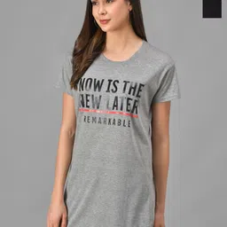 Dreambe Women 2 Extended Sleeves Pockets T-shirt-image-17