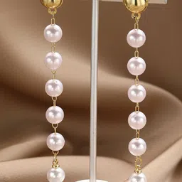 StyleCast x Revolte Classic Drop Earrings image 1