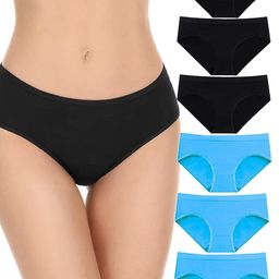EMBATA Women Bikini Black, Blue Panty-image-93