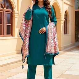 KALINI Women Ethnic Motifs Regular Kurta Set-picture-15