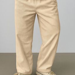 SAKHWALA Men Relaxed Wrinkle Free Corduroy Trousers-image-70