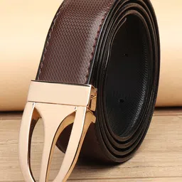 Killer Men Textured Reversible Formal Belt-image-98