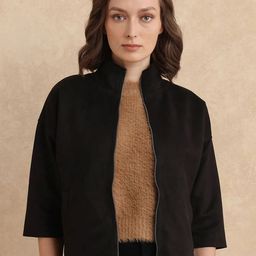 RAREISM Women Floral Cotton Tailored Jacket with Embroidered-35