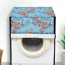 DREAM CARE Blue & Brown Printed Front Loading Washing Machine Cover 7Kg-image-33