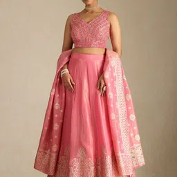 Soch Embellished Sequinned Ready to Wear Lehenga & Blouse With Dupatta-28