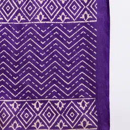 Anouk Rustic Ethnic Motifs Printed Block Print Saree image 2