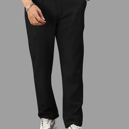 Moda Rapido Men Relaxed Straight Leg Loose Fit Corduroy Trousers-picture-1