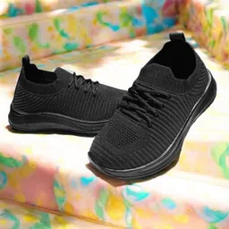 FABBMATE Kids Textured Slip-On Sneakers-12