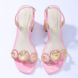 Papa Don't Preach PU Block Mules-28