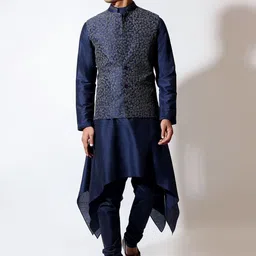 VIVEK KARUNAKARAN Men Embordered Nehru Jackets-1