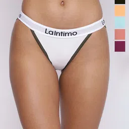 La Intimo Women Pack Of 6 Bikini Briefs-image-57