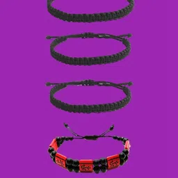 Dynamic Retail Global Men 4 Wraparound Bracelet-2