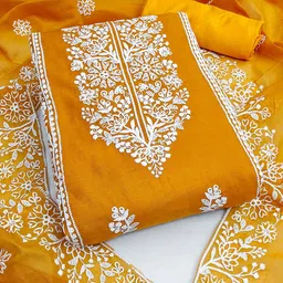 SHADOW & SAINING Embroidered Unstitched Dress Material-picture-22