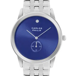 CARLOS PHILIP Men Brass Dial & Stainless Steel Bracelet Style Straps Analogue Watch Ensemble Series 405 -1G-image-13