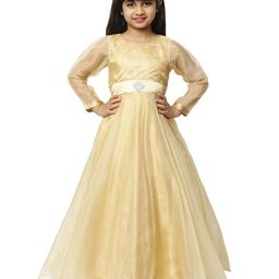 Wish little Satin Fit & Flare Maxi Dress-image-63