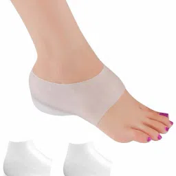 Silicone Invisible Height Booster Socks Insoles Increase Socks Heel Pads Knee Support-25