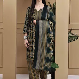 Roly Poly Women Floral Printed Regular Kurta & Trousers With Dupatta-picture-34
