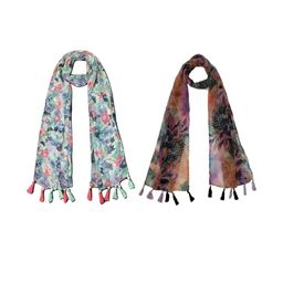 StoleVilla Floral Chiffon Stoles-image-77