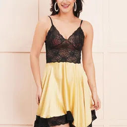 Fleurt Satin Baby Doll-picture-41
