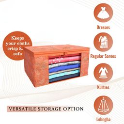 Aura Orange Set of 4 Regular Multi-Utility Organisers image 5