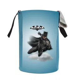 prettykrafts Blue & Black Batman Printed Foldable Laundry Bag-99
