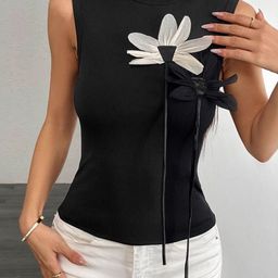 StyleCast x Revolte Women Ribbed Fitted Top-image-55