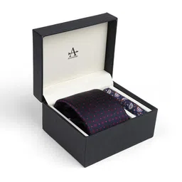 Arrow Men Accessory Gift Set of Tie And Pocket Square Set-picture-11