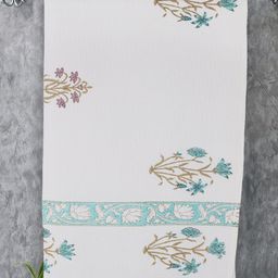 Texstylers White 1 Printed Cotton 300 GSM Bath Towel-picture-25