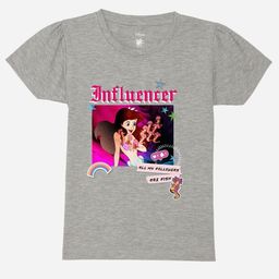 YK Disney Girls Princess Graphic Printed Puff Sleeves Pure Cotton T-shirt-image-86