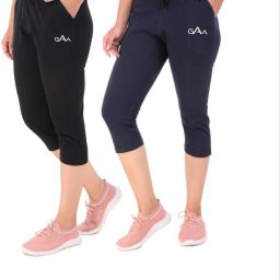 Women Dark Blue Capri-image-43